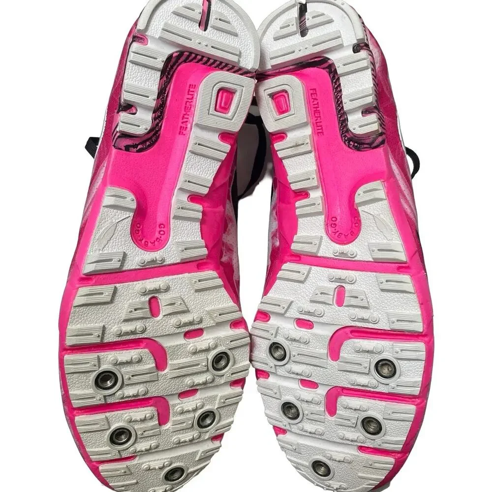 Brooks Mach 15 XC Track Spikes Womens 7.5 Knockout Pink Black Smoke Racing